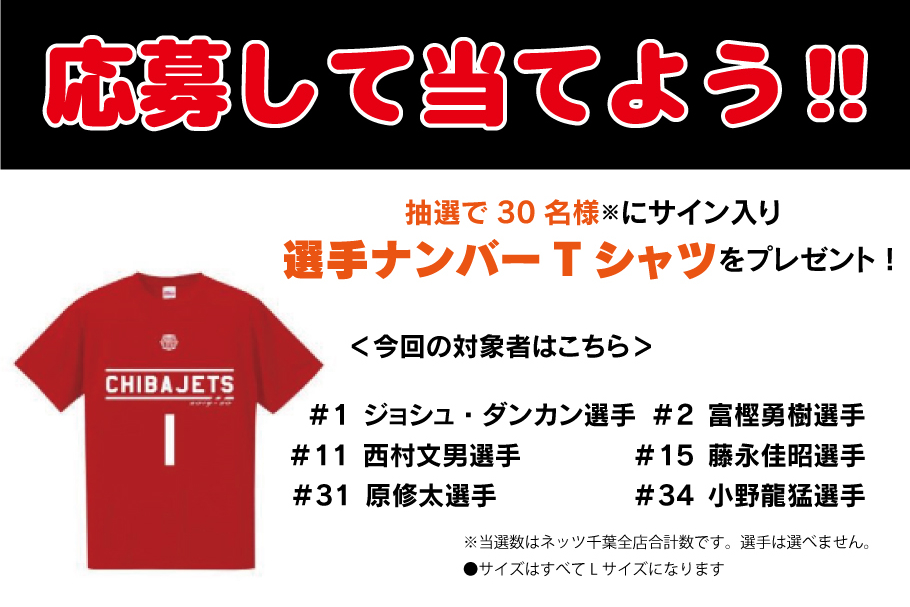 ジェッツ,キャンペーン,賞品詳細