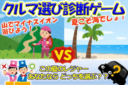 診断,ゲーム,挑戦,クルマ,toyota,千葉,ネッツ