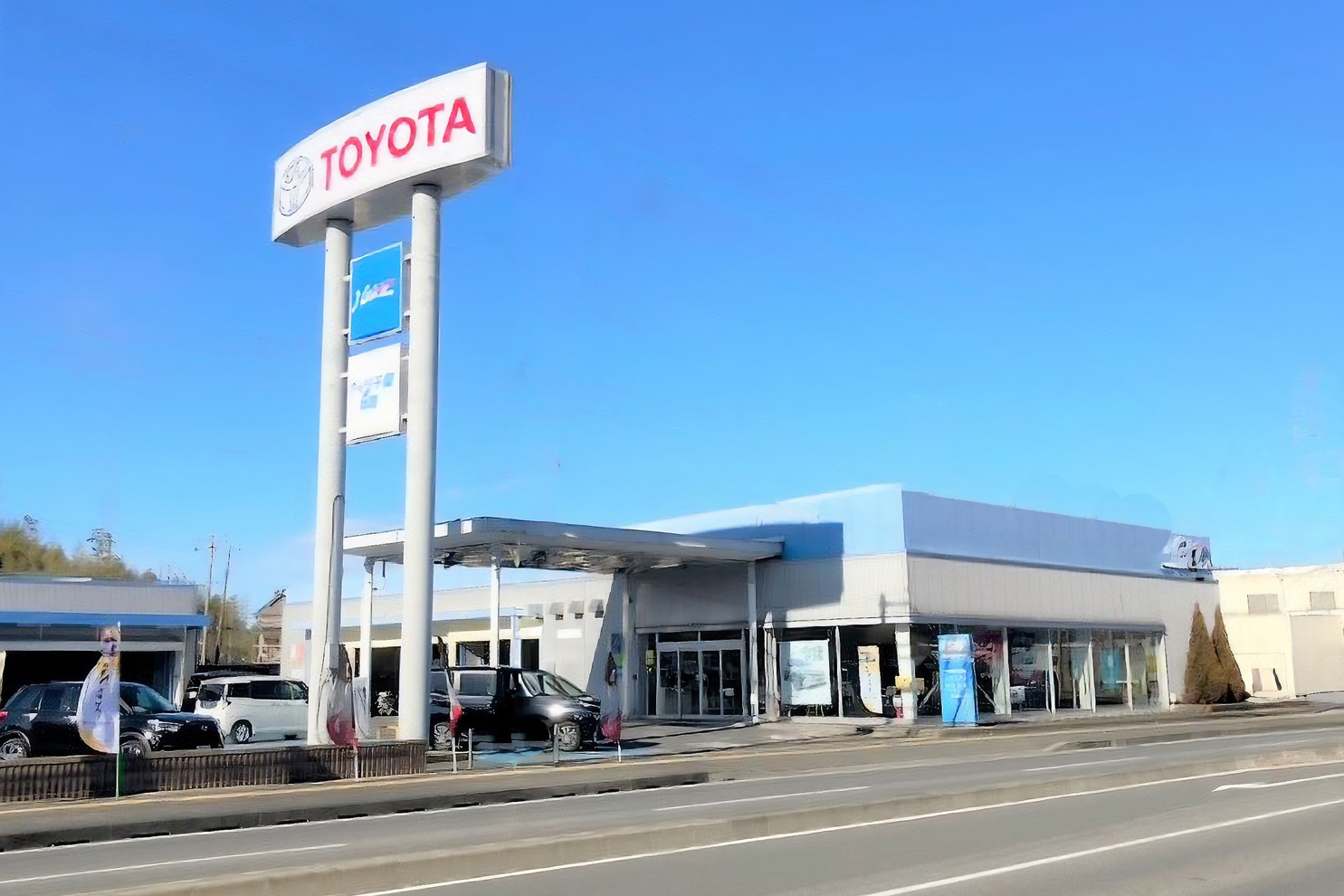 姉崎,外観,toyota,トヨタ,ディーラー,店舗,車,クルマ,netz,千葉,ネッツ千葉