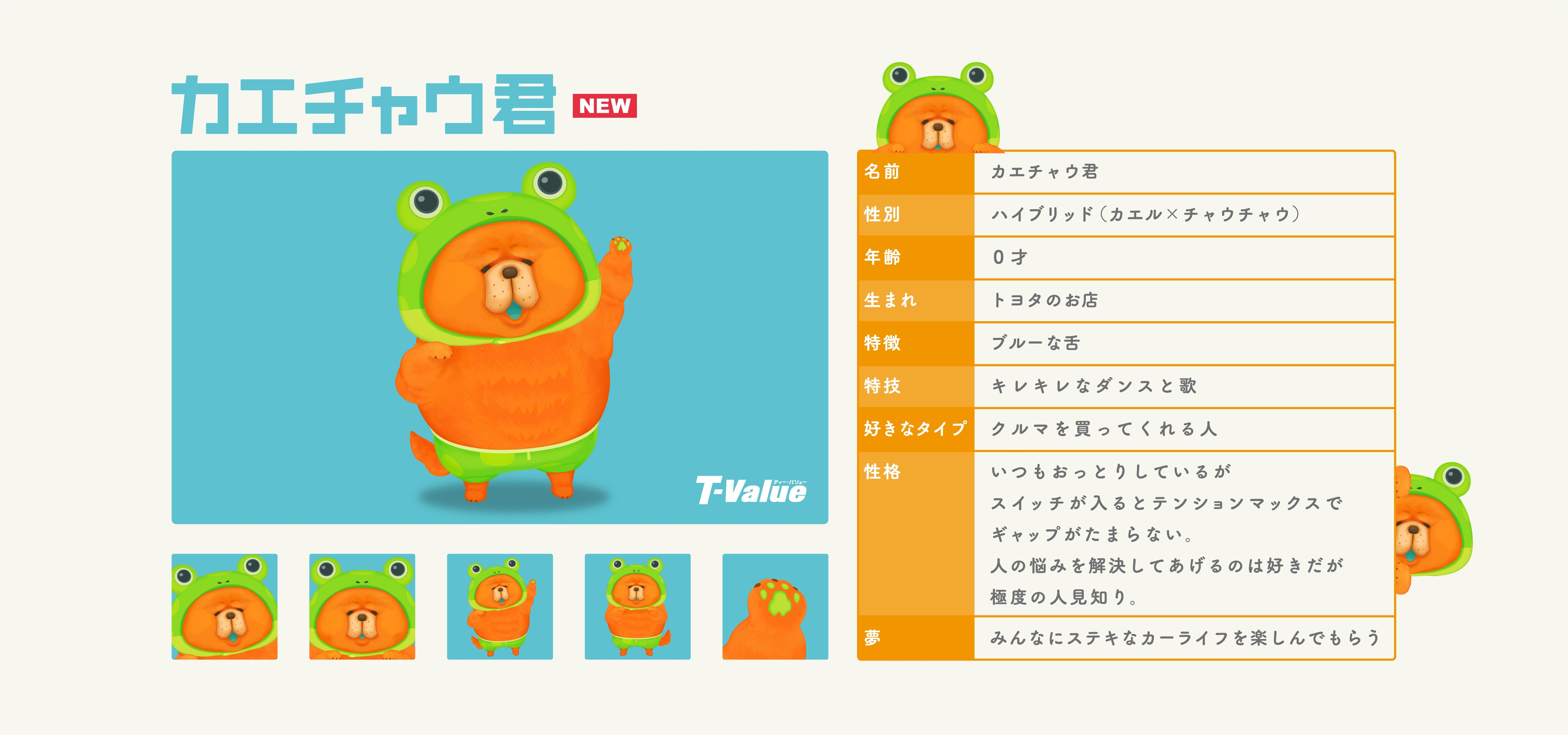 カエチャウ月々定額キャンペーン!_カエチャウ君