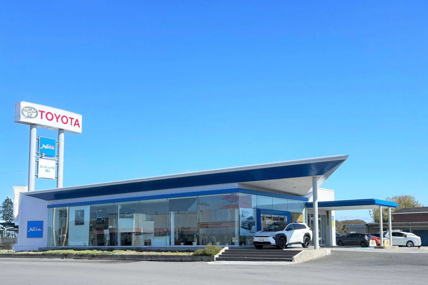 ネッツ,ネッツ千葉,トヨタ,千葉,館山,tateyama,ショールーム,店舗,外観,toyota,ディーラー,店舗,車,