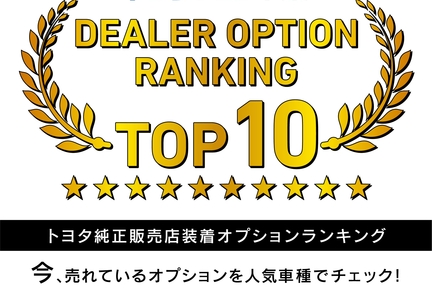 toyota,トヨタ,ディーラー,クルマ,netz,千葉,用品,商品,ランキング,ディーラーオプション